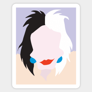 Cruella De Vil Sticker